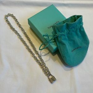Tiffany 1837 padlock necklace